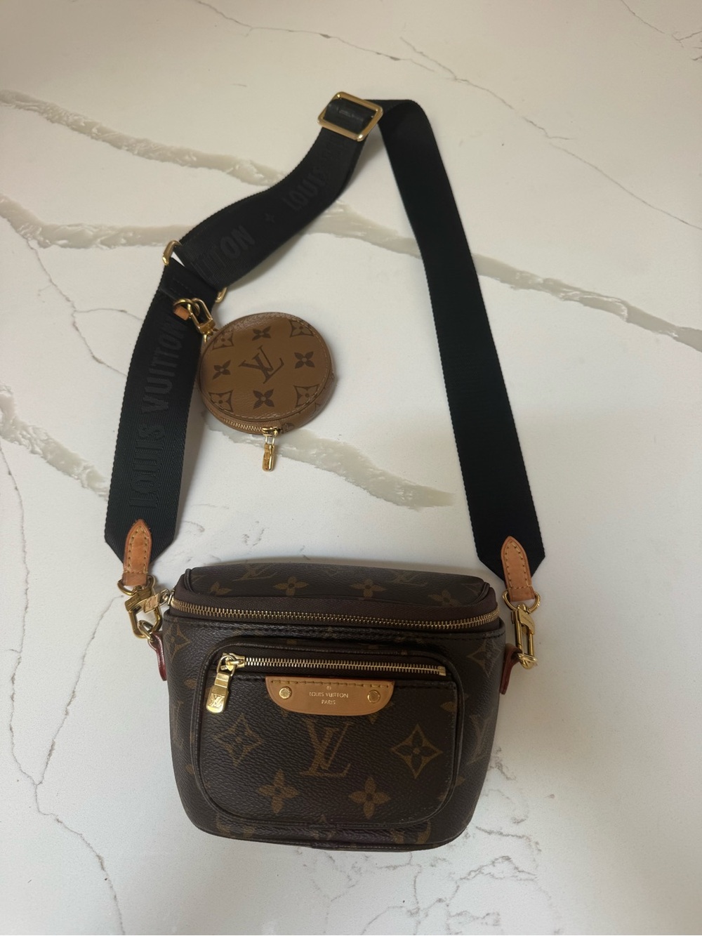 Louis Vuitton Mini Bumbag with Coin Pouch - Brown - Picture 2 of 5